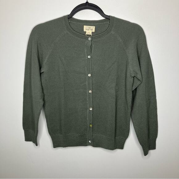 NWT KONGES SLOJD Valkan Cardigan Dried Sage 9/10 Years
